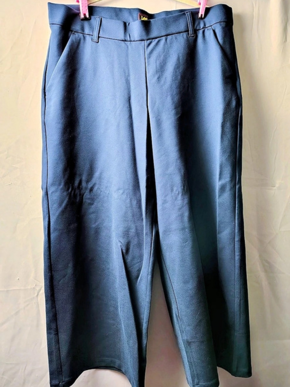 Lee Ultra Lux Comfort Any Wear Wide Leg Pant Blue 18W Petite